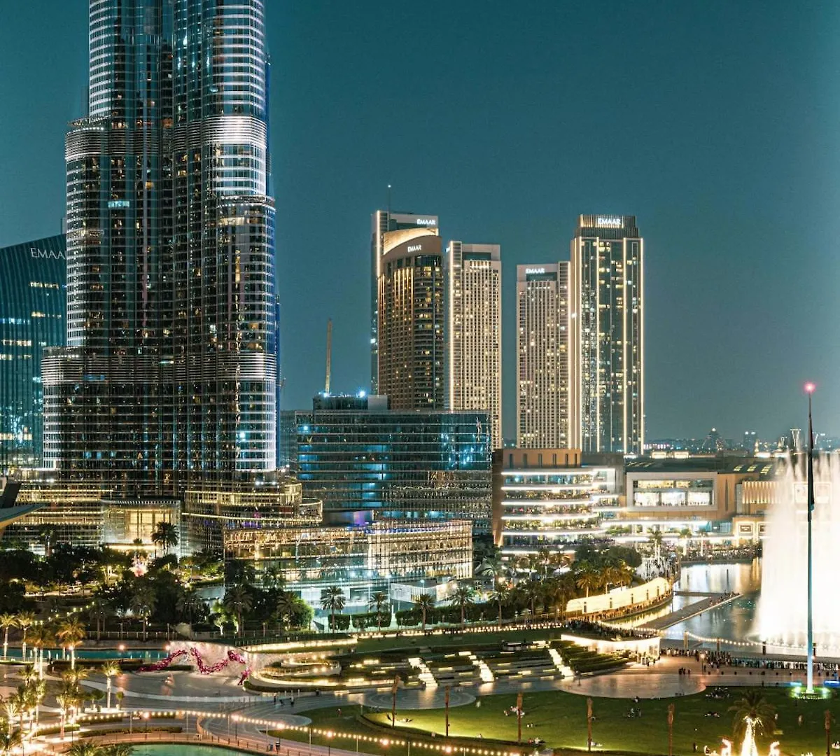Iconic 2Br Apartment With Burj Khalifa And Fountain Views - Next To Dubai Opera And Near Dubai Mall